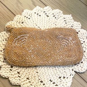 Vintage Seed Pearl Mini Clutch